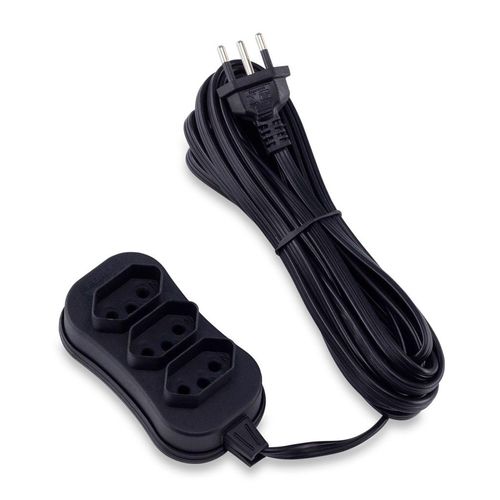 Extensão Vonder 5M tripolar 10A, ideal para ligar vários aparelhos. Compre aqui extensão de qualidade pelo melhor preço.