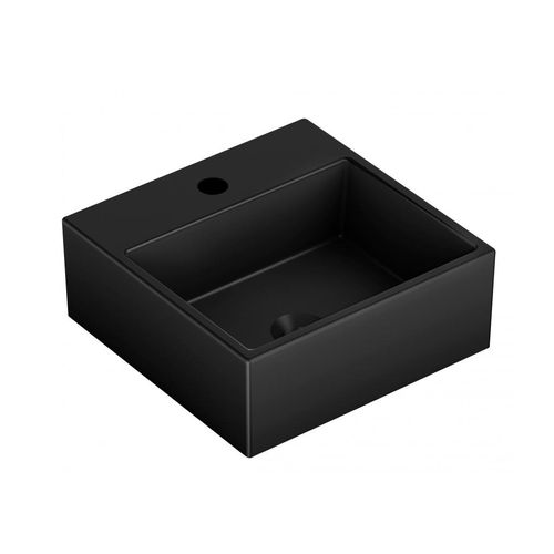 Cuba de Apoio Incepa Loft com Mesa Q6 Preto Matte 35cm
