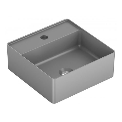 Cuba de Apoio Incepa Platinum com Mesa P4 Cinza Matte 35cm