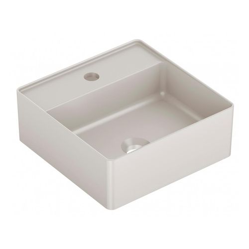 Cuba de Apoio Incepa Platinum com Mesa P4 Bege Matte 35cm