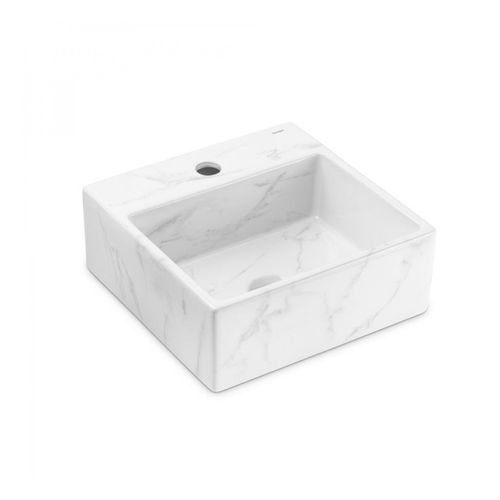 Cuba de Apoio Incepa Loft com Mesa Q6 Carrara 35cm