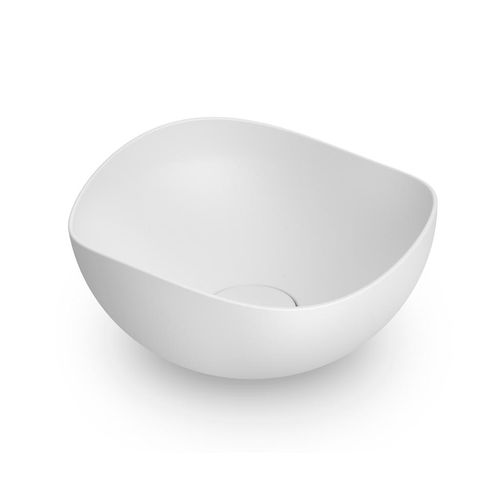 Cuba de Apoio Roca Ruy Ohtake Blanco Matte 37,5x37,5cm