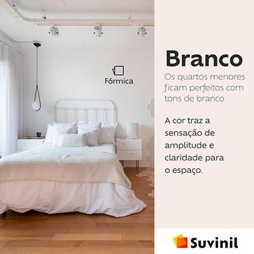 Tinta Teto Suvinil Acrílico Fosco Branco 0,9 Litros