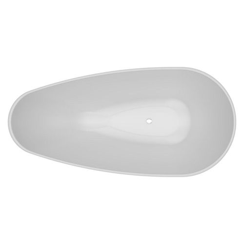 Banheira Jacuzzi Elipsa Solid Surface Fosco sem Hidromassagem 172x83