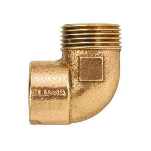 Cotovelo Eluma Bronze Macho 15mm