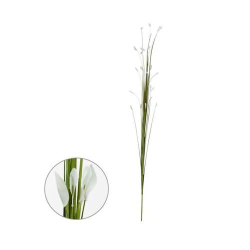 Arranjo Flor Arte Capim com Print Creme