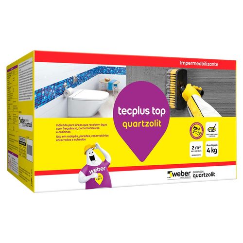 Tecplus Top Quartzolit Cinza 4kg