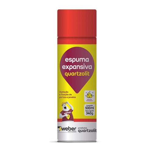 Espuma Expansiva Quartzolit 500ml