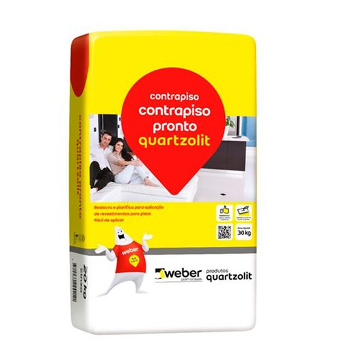 Massa Pronta Contrapiso Quartzolit 30kg