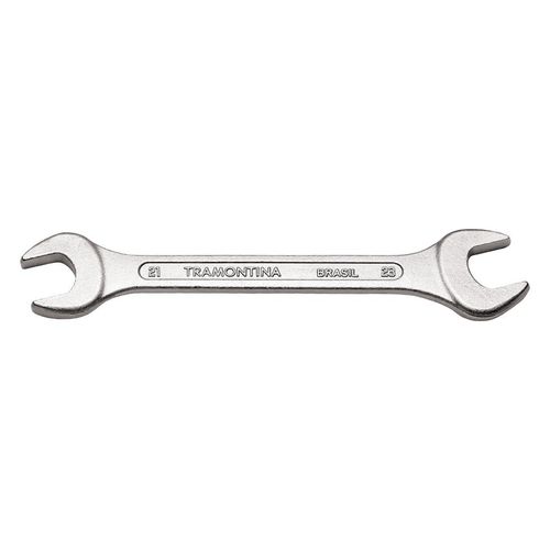 Chave Fixa 21x23 mm Tramontina Basic com Corpo em Aço Especial Cromado