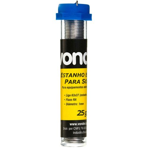 Estanho para Solda Vonder 63x37 25g