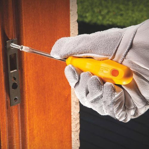 Chave de Fenda Toco Tramontina Yellow com Ponta Chata 1/4X4"