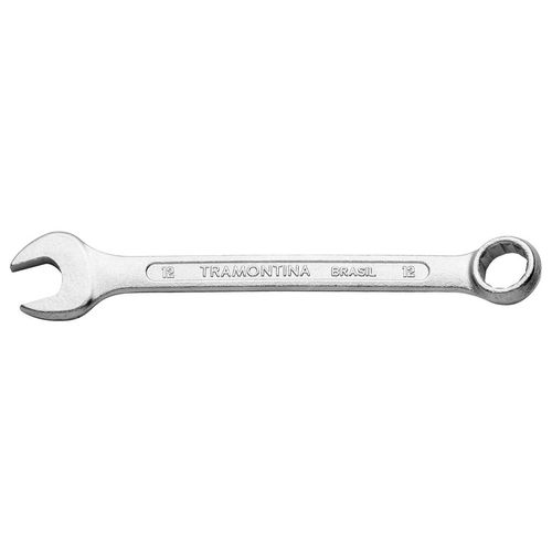 Chave Combinada 12 mm Tramontina Basic com Corpo em Aço Especial Cromado