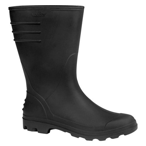Bota em PVC Vonder Cano Médio com Forro Preto N°41