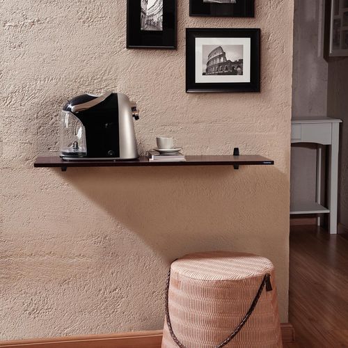 Prateleira Tramontina Elite em Madeira Pinus com Acabamento Tabaco e Suporte Injetado 600x250x15mm