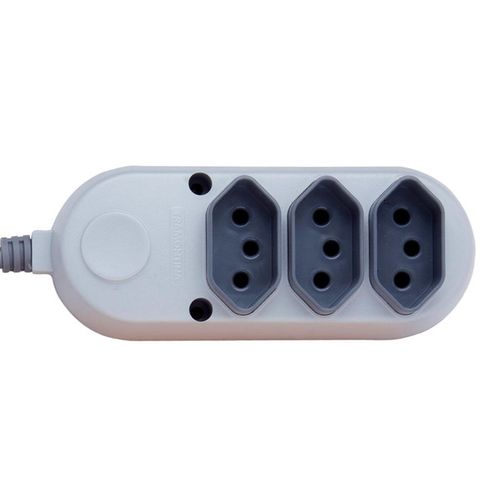 Extensão Múltipla 3 Tomadas 2P+T 10 A 250 V Tramontina 3 m