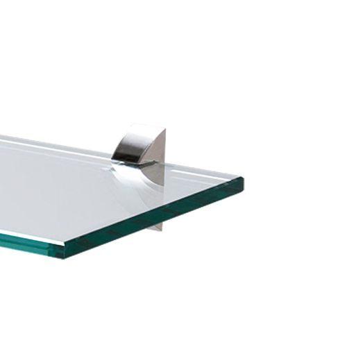 Prateleira de Vidro Tramontina Glass Reta com Suporte Injetado 500x100x8mm