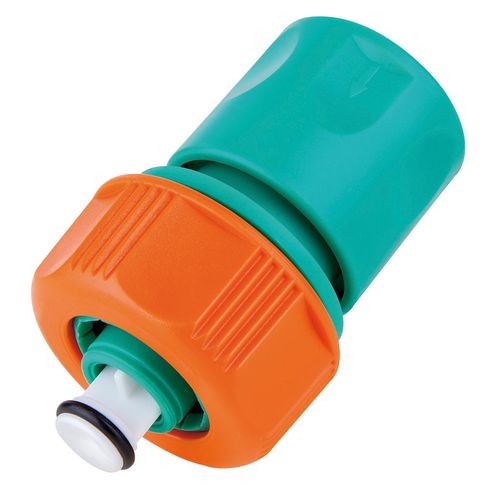 Engate Rápido com Aquastop Tramontina em Plástico para Mangueira 5/8" e 3/4"