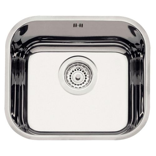 Cuba de embutir Tramontina Lavínia 40 BL em aço inox alto brilho 40x34 cm