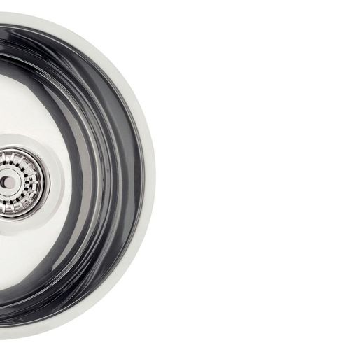 Cuba de embutir Tramontina Luna 30 BL em Aço Inox Alto Brilho 30 cm