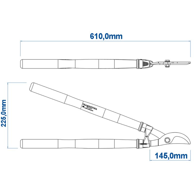 Tesoura para Poda Tramontina, com Cabo de Madeira - 78360/505