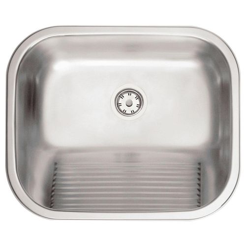Tanque de Encaixe Tramontina Hera 34L em Aço Inox Acetinado 50x40 cm