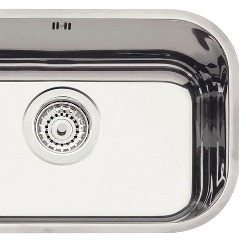 Cuba de embutir Tramontina Lavínia 47 BL em aço inox alto brilho 47x30 cm