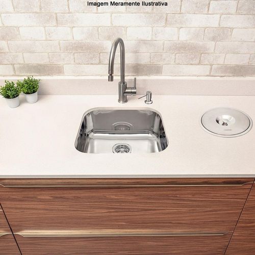 Cuba Embutir Tramontina Lavinia em Aço Inox Polido 40x34x14cm