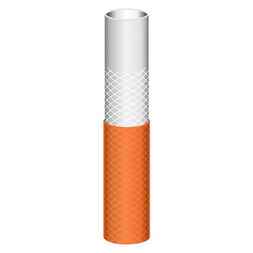 Mangueira Multi 1/2" Tramontina Laranja em PVC 3 Camadas com Engates Rápidos e Esguicho 20 Metros