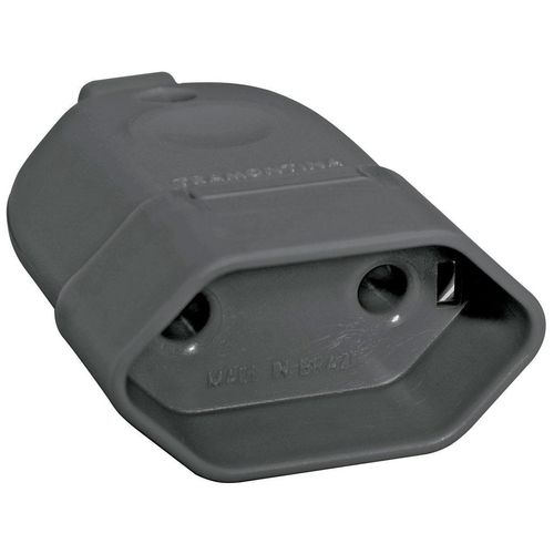 Plugue Fêmea Tramontina 2P Preto 10A