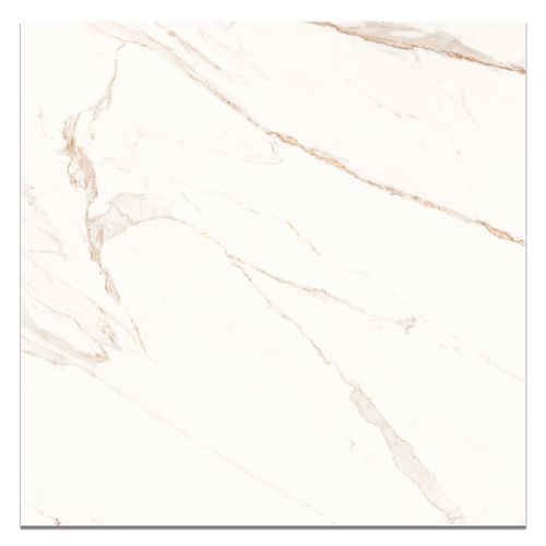 Porcelanato Acetinado Helena Fili Gold "A" 83X83cm Retificado