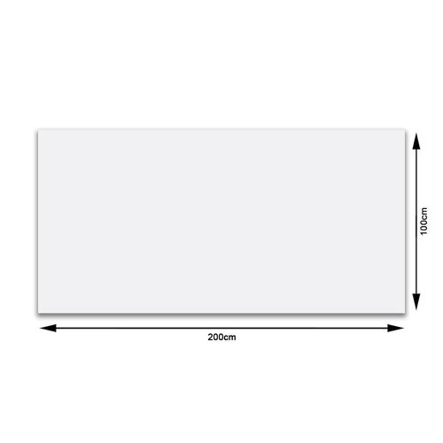Porcelanato Matte Roca Koronis White Lamina "A" 100x200 Retificado