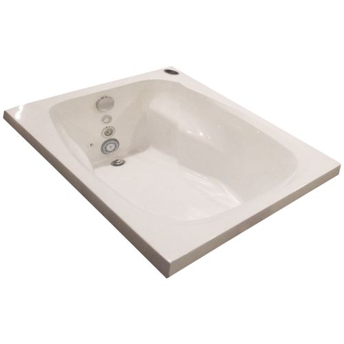 Banheira Jacuzzi Kapsis sem Aquecedor 3 jatos 130lts em Acrílico 115x79x44cm