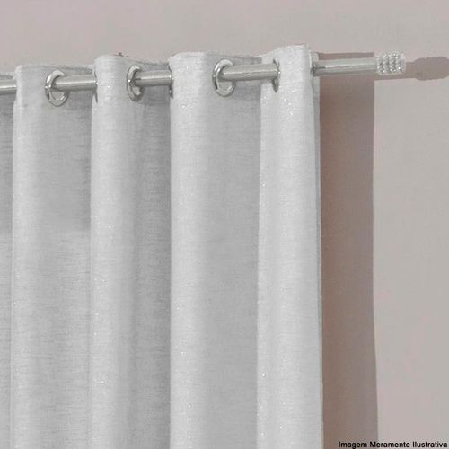Cortina Duplex Bella Janela Glam Branco 4,20m x 2,30m