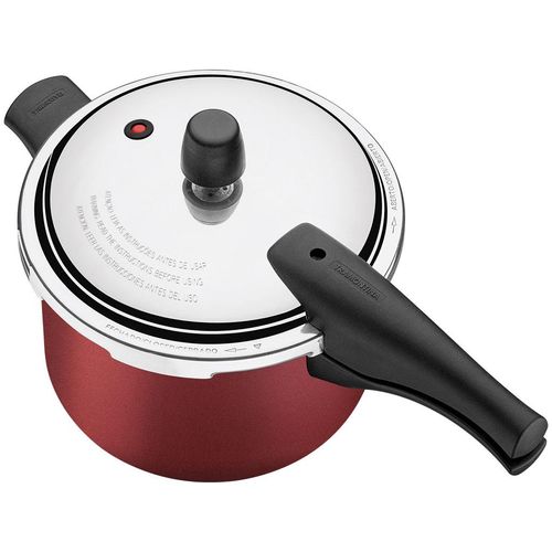 Panela de Pressão Tramontina Vancouver em Alumínio Vermelho 20 cm 3L