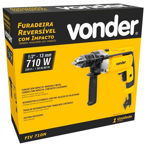 Furadeira com Impacto Vonder 1/2" FIV 710 710W 220V