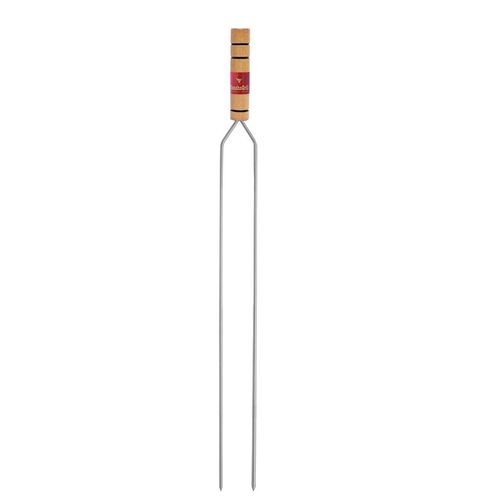 Espeto Aço Grilazer Duplo 75Cm