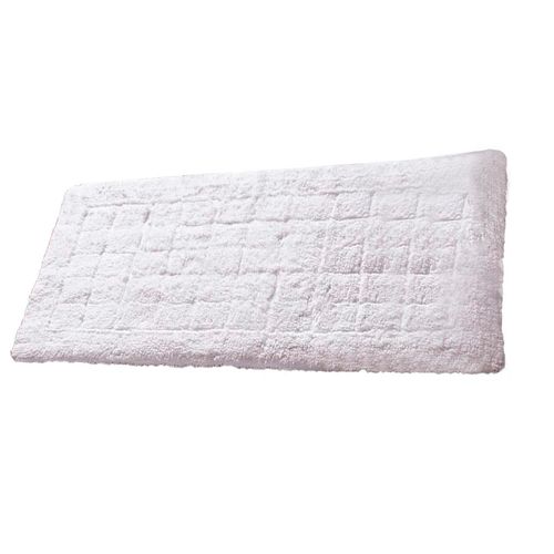 Tapete de Banheiro NDI Algodão Branco 50x80cm