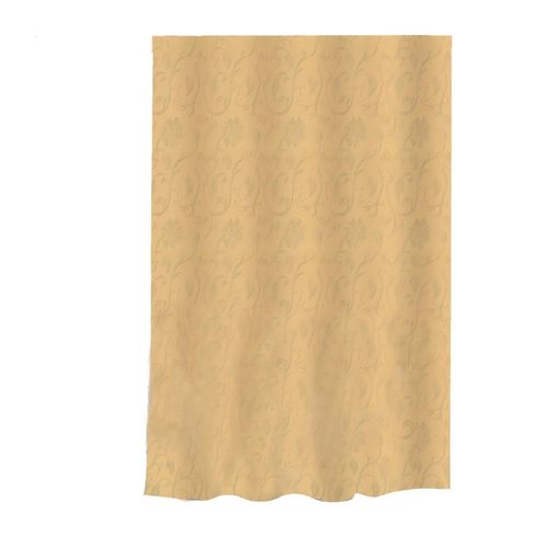 Cortina para Box PVC NDI  Amarelo Com Estampa 180x180cm