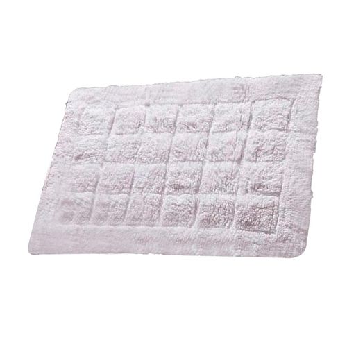 Tapete de Banheiro NDI Algodão Branco 40x60cm
