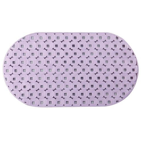 Tapete de Banheiro NDI PVC Roxo 39x70cm