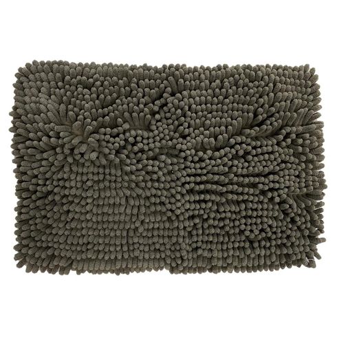 Tapete de Banheiro NDI Poliéster Marrom 40x60cm
