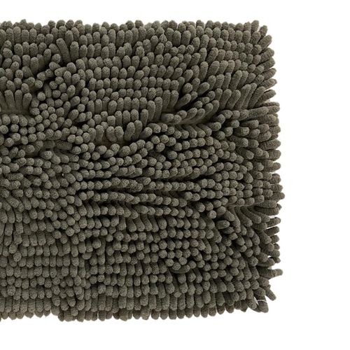 Tapete de Banheiro NDI Poliéster Marrom 40x60cm