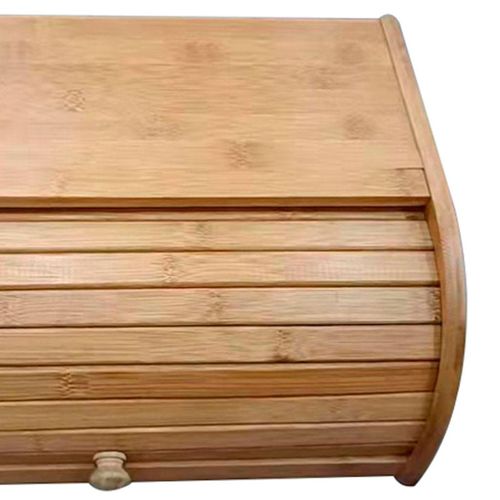 Porta Pão de Bambu NDI Bege Natural 40cm