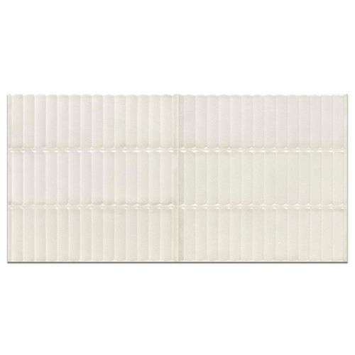 Revestimento Brilho Portobello Verre Ondule Branco "A" 30x60 Retificado