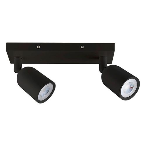 Spot de Led Taschibra com Base Linear Direct Preto 2x4W 6500K