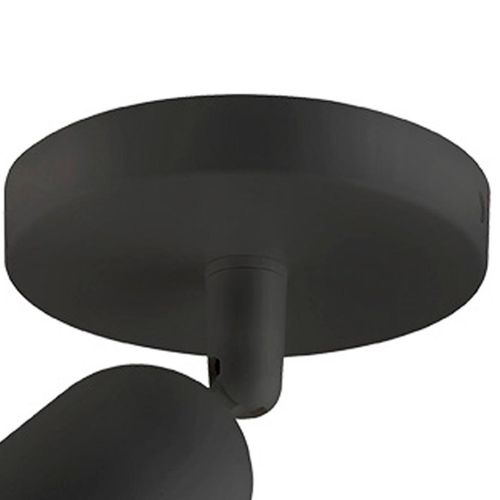 Spot de Led Taschibra com Base Circular Direct Preto 1x4W 3000K