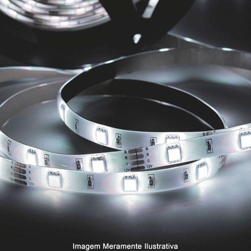 Fita de Led Taschibra 30 Leds/m 2M Autovolt IP20 Branco 2,5W