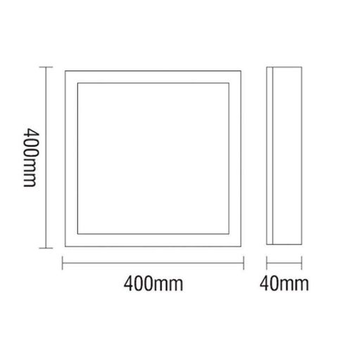 Painel de Led Taschibra Sobrepor Luz Branca 32W