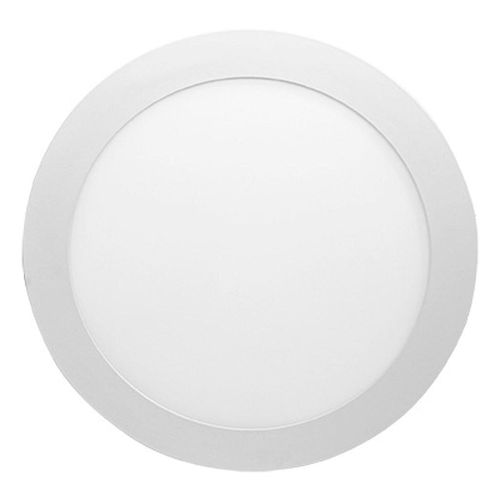 Painel de Led Taschibra Lux Redondo de Embutir Luz Amarela 6W